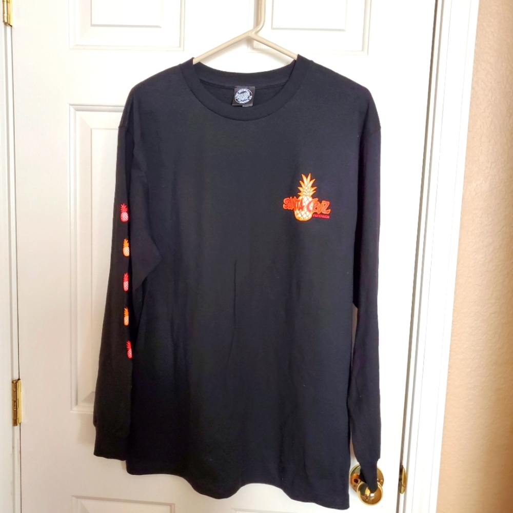 Mens Large - Santa Cruz long sleeve shirt